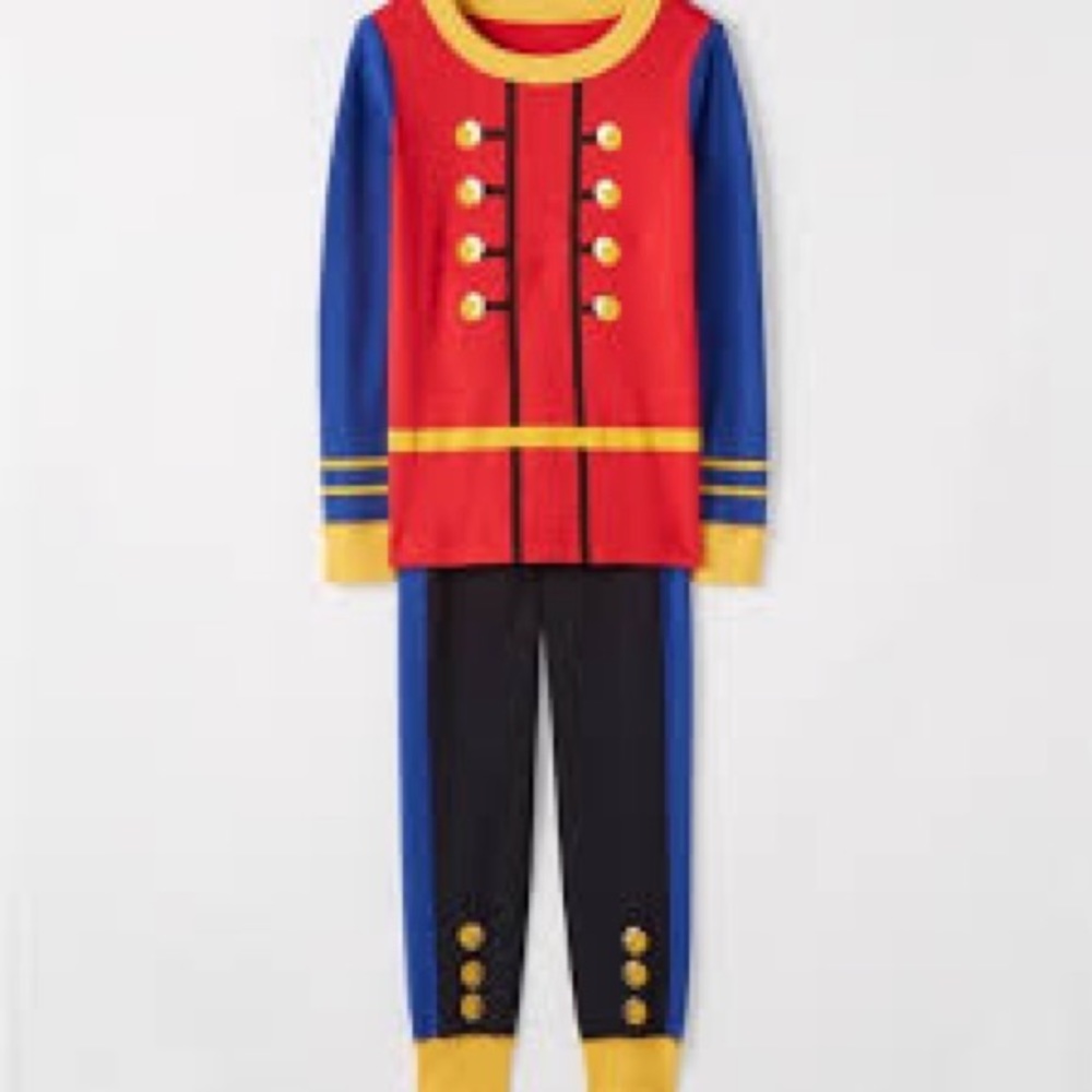 Hanna Andersson Red Blue Yellow Toy Soldier Pajama Set